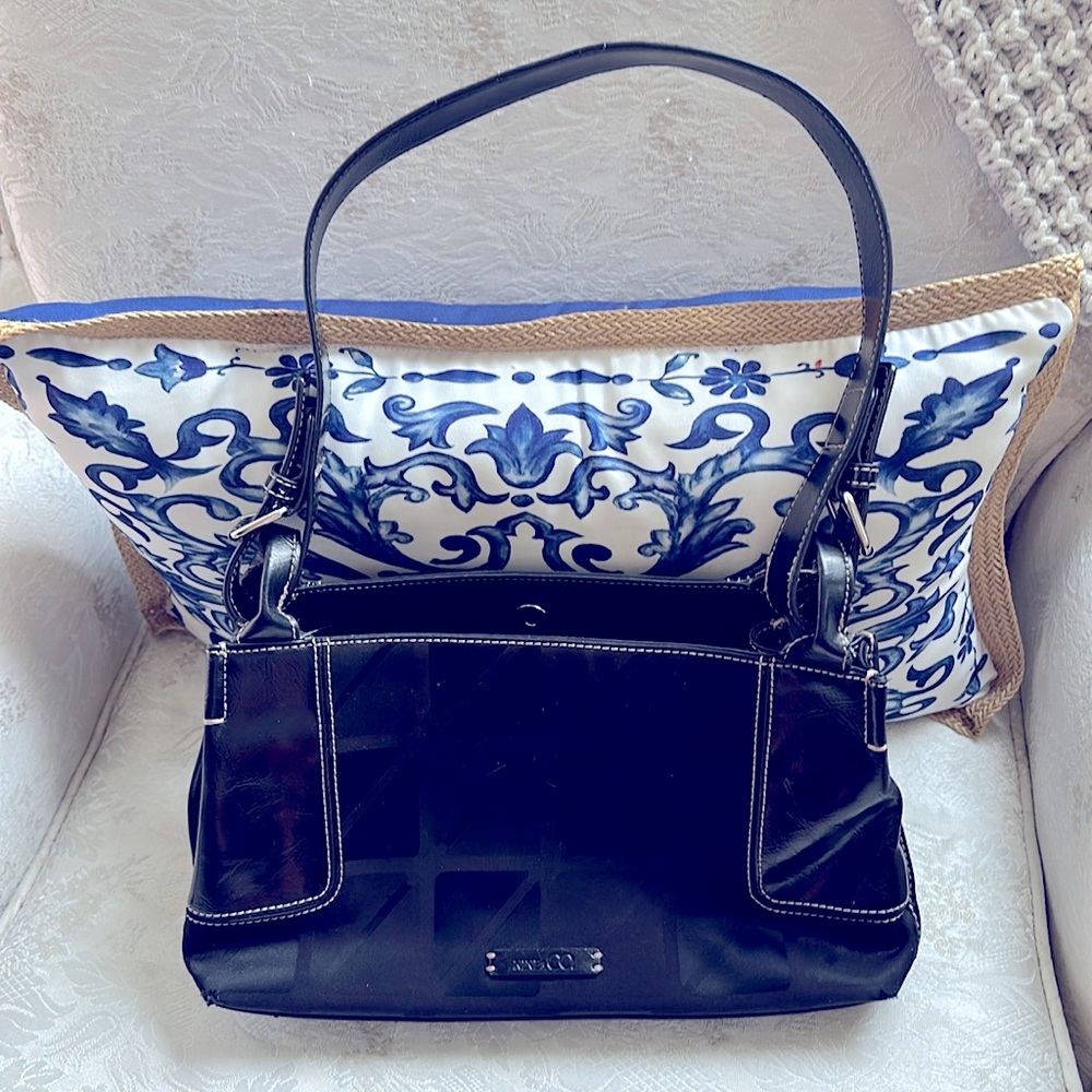 90s Shoulder Black Purse
